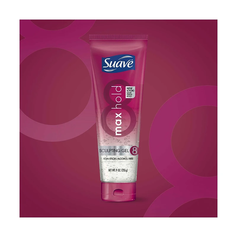 Suave Max Hold Sculpting Hair Gel, 9 oz