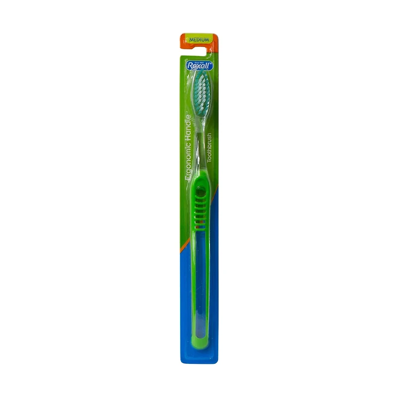 Rexall Ergonomic Toothbrush, Medium