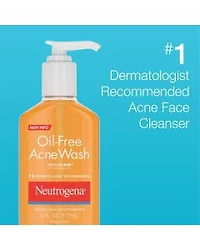 Neutrogena Oil-Free Acne Wash, 6 fl oz
