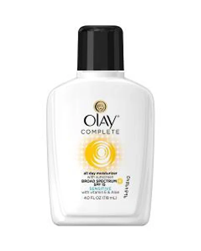 Olay Complete All Day Moisturizer with Broad Spectrum SPF 15 Sunscreen, Sensitive, 4 fl oz
