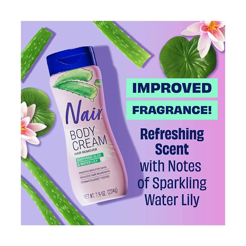 Nair Hair Remover Lotion for Legs & Body, Aloe & Lanolin - 9 oz bottle