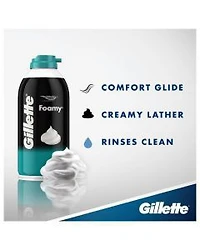 Gillette Foamy Sensitive Skin Shave Foam, 11 oz