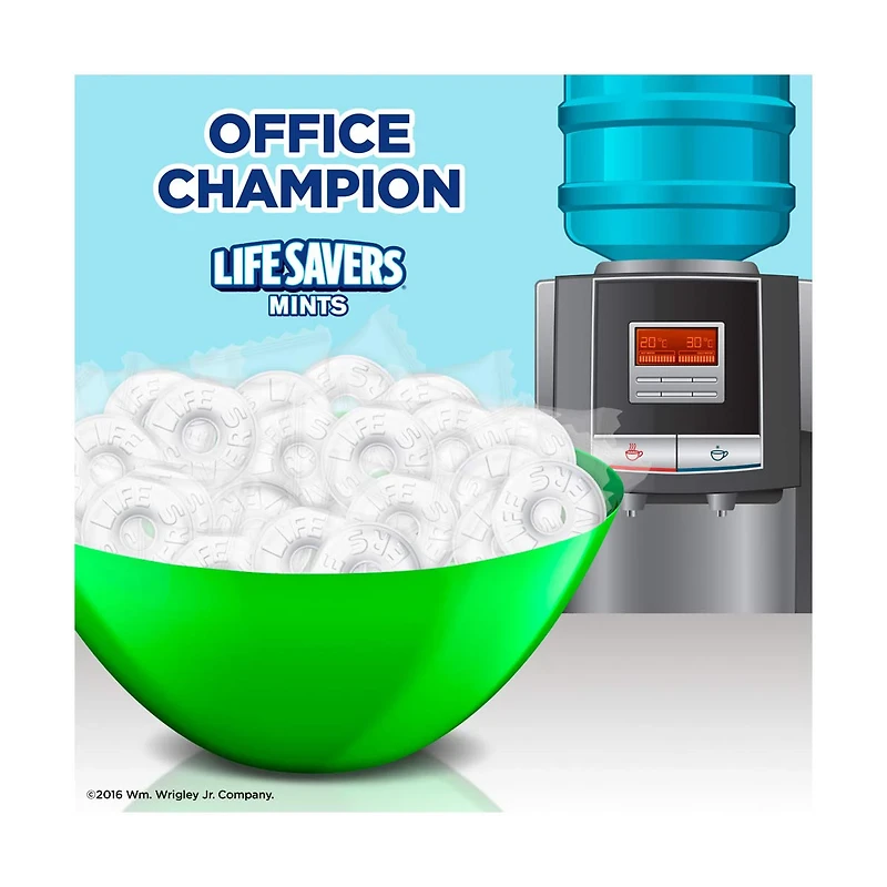 Life Savers Pep-O-Mint Breath Mints Hard Candy, 6.25 oz