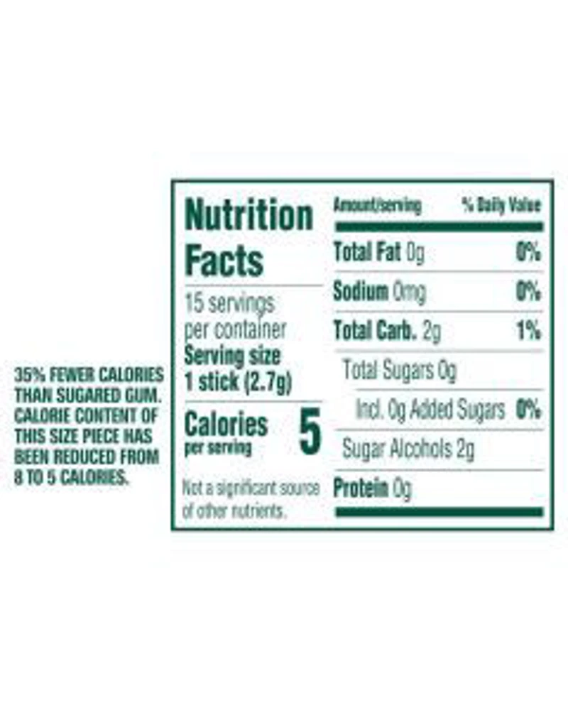 Extra Spearmint Sugarfree Gum, Single Pack