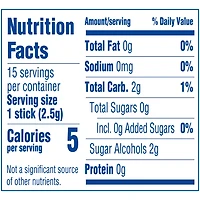 EXTRA Gum Peppermint Sugar Free Chewing Gum, Single Pack, 15 Stick