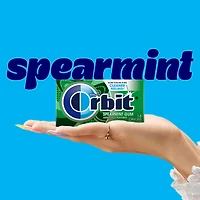 ORBIT Gum Spearmint Sugar Free Chewing Gum, Single Pack, 14 Piece