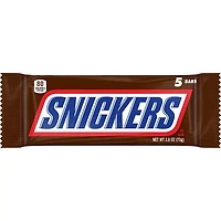 SNICKERS Fun Size Chocolate Candy Bars, 2.6 oz (5 Pack)