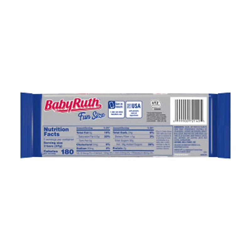 Baby Ruth Candy Bars, 3.9 oz.