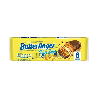 Butterfinger Fun Size Chocolate Bars, 3.9 oz.