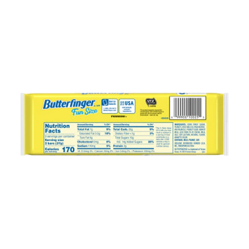 Butterfinger Fun Size Chocolate Bars, 3.9 oz.