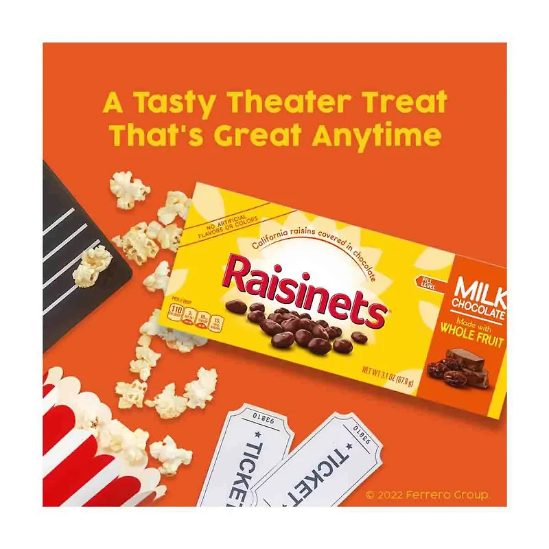 Raisinets Milk Chocolate Theater Box, 3.1 oz.