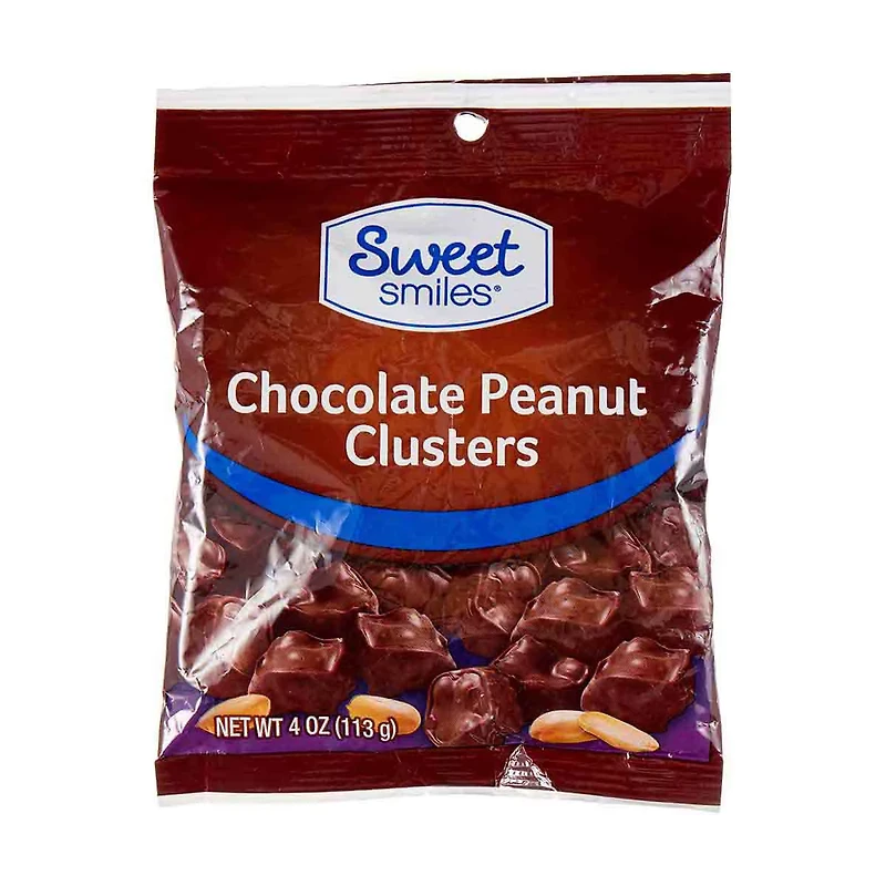Sweet Smiles Chocolate Peanut Clusters, 4 oz.