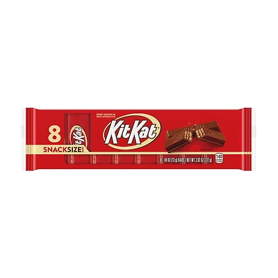 Kit Kat Crisp Wafers in Milk Chocolate, Snack Size Bars, 8 ct