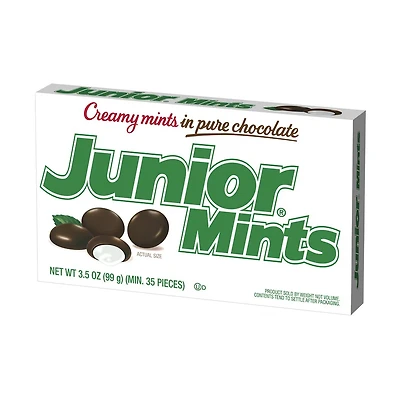 Junior Mints Creamy Mints Pure Chocolate Theater Box, 2.6 oz