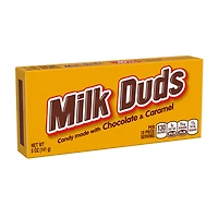 MILK DUDS Chocolate and Caramel Candy Box, 5 oz