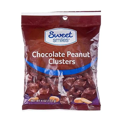 Sweet Smiles Chocolate Covered Peanuts, 4 oz.