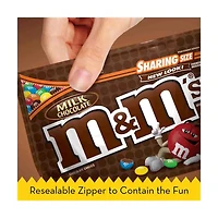 M&M'S Milk Chocolate Candy - Sharing Size, 10 oz