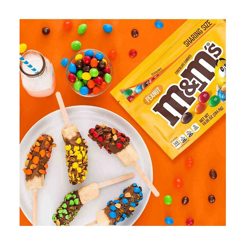 M&M'S Peanut Milk Chocolate - Sharing Size, 10.05 oz