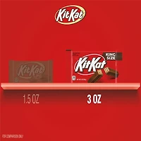 KIT KAT® Milk Chocolate Wafer King Size, Candy Bar, 3 oz