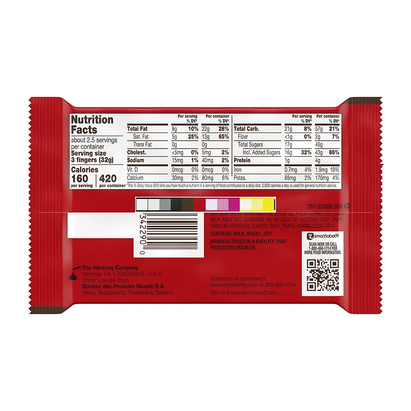 KIT KAT® Milk Chocolate Wafer King Size, Candy Bar, 3 oz