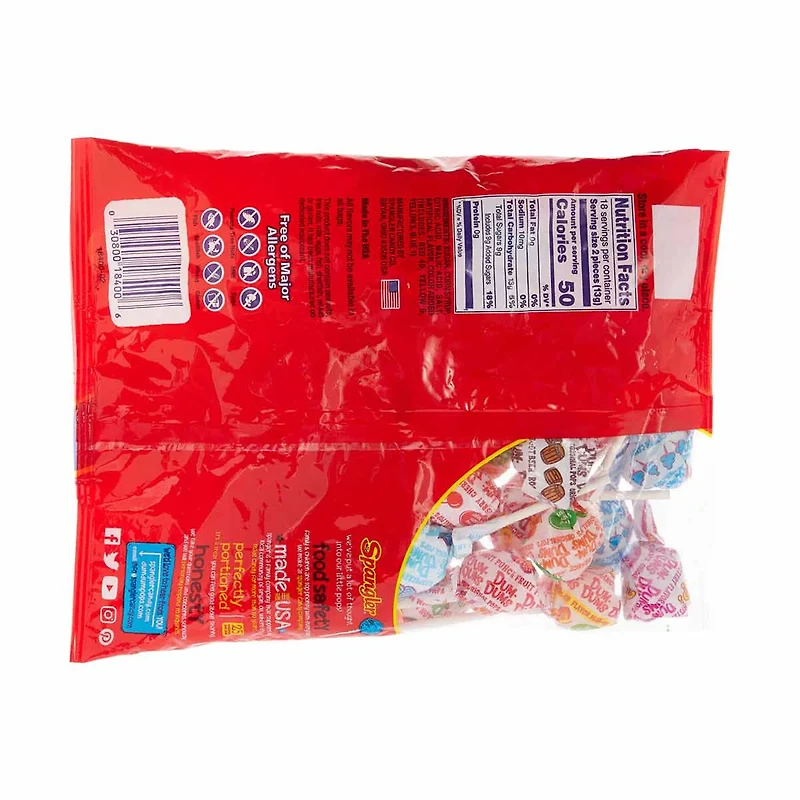 Dum Dums Original Mix Lollipops Bag, 8.4 oz