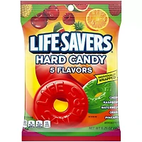 LIFE SAVERS 5 Flavors Hard Candy Individually Wrapped, 6.25 oz Bag