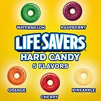 LIFE SAVERS 5 Flavors Hard Candy Individually Wrapped, 6.25 oz Bag