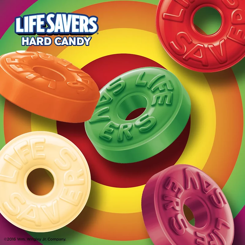 LIFE SAVERS 5 Flavors Hard Candy Individually Wrapped, 6.25 oz Bag