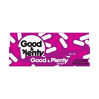 GOOD & PLENTY Licorice Fat Free, Candy Box, 6 oz