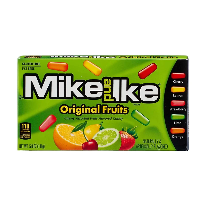 Mike and Ike Chewy Fruit Flavored Candy, 5 oz.