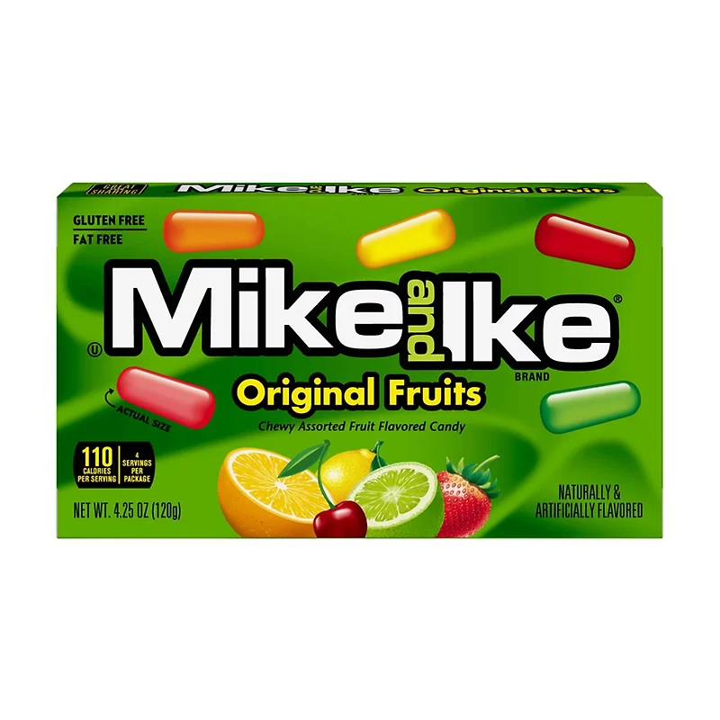 Mike and Ike Chewy Fruit Flavored Candy, 5 oz.