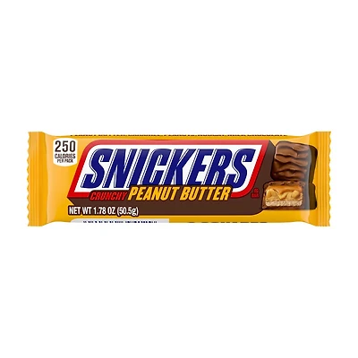 SNICKERS Peanut Butter Squared Candy Chocolate Bar, Full Size, 1.78 oz
