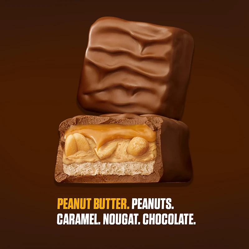 SNICKERS Peanut Butter Squared Candy Chocolate Bars, Full Size, 1.78 oz Pack