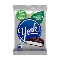 YORK Dark Chocolate Peppermint Patties, Candy Pack, 1.4 oz