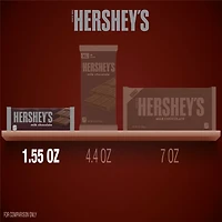 HERSHEY'S Milk Chocolate Candy Bar, 1.55 oz