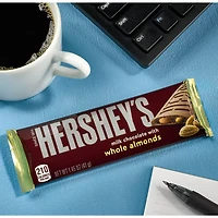 HERSHEY'S Milk Chocolate with Whole Almonds Candy Bar, 1.45 oz