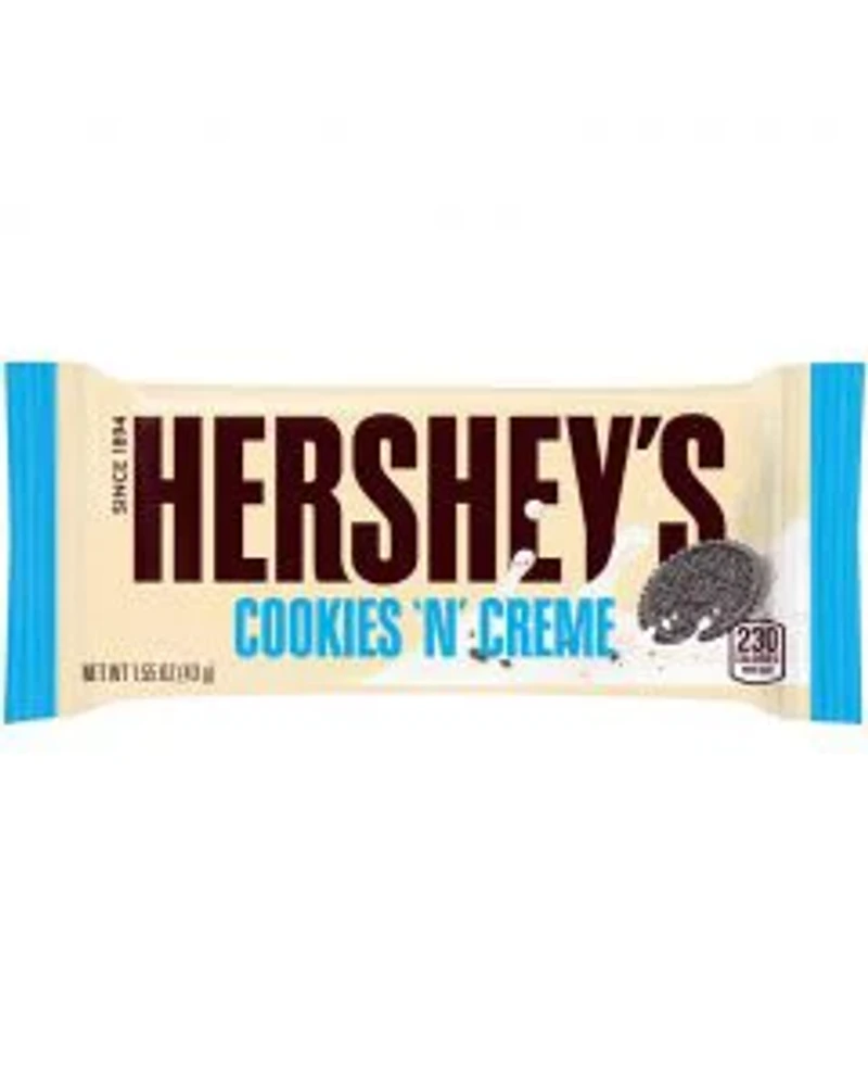 Hershey's Cookies 'n' Crème Candy Bar, 1.55 oz Wrapper