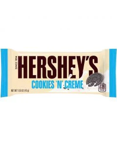 Hershey's Cookies 'n' Crème Candy Bar, 1.55 oz Wrapper