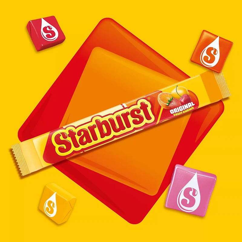 STARBURST Original Fruit Chews Chewy Candy, Full Size, 2.07 oz