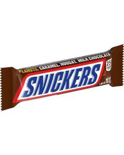 Snickers Singles Chocolate Candy Bar, 1.86 oz