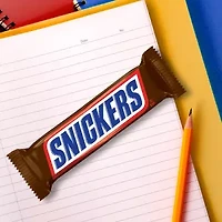 SNICKERS Chocolate Candy Bar, Full Size 1.86 oz, Chocolate Snacks
