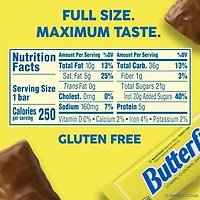 Butterfinger Full Size Candy Bar, Crispety Crunchety Peanut-Buttery On-The-Go Sweet Treat, 1.9 oz