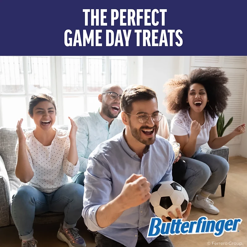 Butterfinger Full Size Candy Bar, Crispety Crunchety Peanut-Buttery On-The-Go Sweet Treat, 1.9 oz