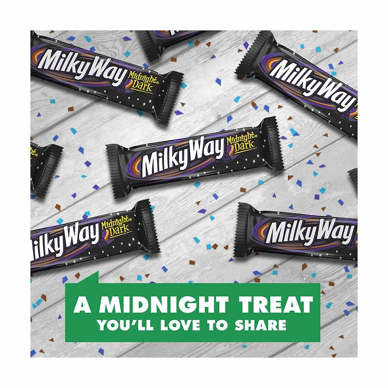 Milky Way Midnight Dark Chocolate Candy, 1.76 oz