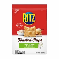Ritz Sour Cream and Onion Toasted Chips, 8.1 oz