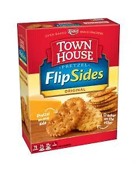 Kellogg's Town House Pretzel FlipSides Crackers, Original, 9.2 oz