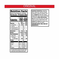 Cheez-It Baked Snack Crackers, Original, 3 oz