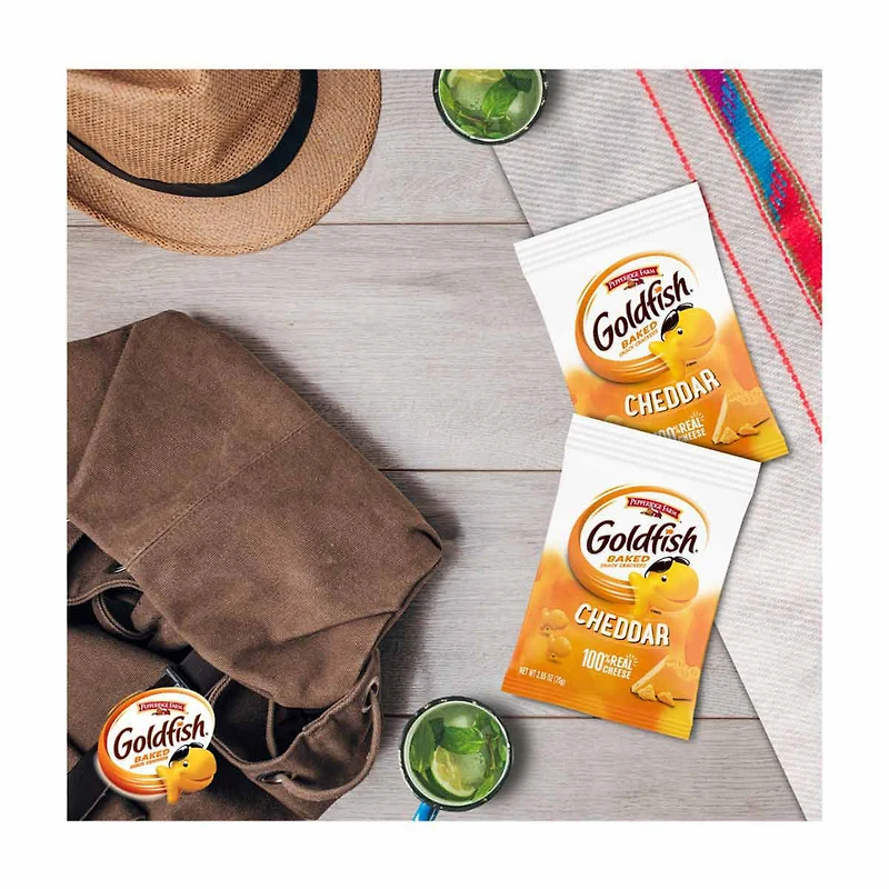 Pepperidge Farm Goldfish Baked Cheddar Cheese Snack Crackers, 2.65 oz