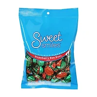 Sweet Smiles Strawberry Bon Bons Filled Hard Candy, 6 oz