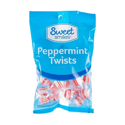 Sweet Smiles Peppermint Twists Hard Candy, 5 oz